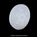 Placa Redonda de Selenita Metatron - 10cm  - Unidade